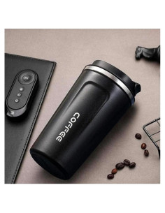 Taza de Café Inteligente Genérico 380ml Control Temperatura Negro