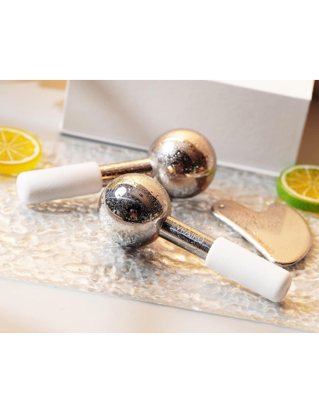 Set de Globos de Hielo y Gua Sha VRAIKO para Facial
