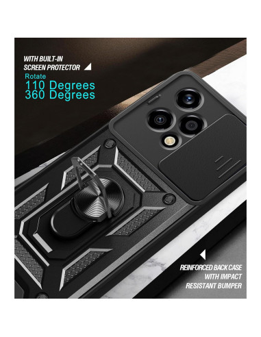 Funda Huawei Honor 200 Lite + 2 Vidrios Templados, Azul