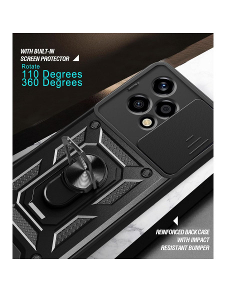 Funda Huawei Honor 200 Lite + 2 Vidrios Templados, Azul Funda Huawei Honor 200 Lite + 2 Vidrios Templados, Azul