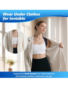 Corrector de Postura Ajustable OBIWEX007 para Hombres y Mujeres 2