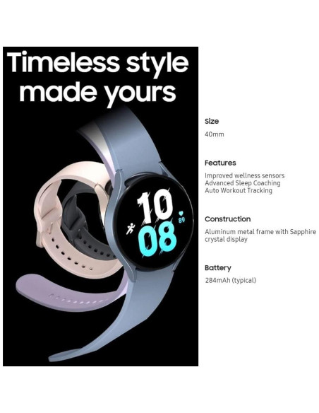 Reloj Inteligente Samsung Galaxy Watch 5 40mm GPS 4G LTE