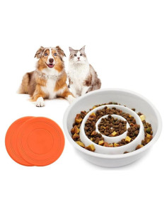 Cuenco de Cerámica para Perros GH - Alimentación Lenta 3 Tazas