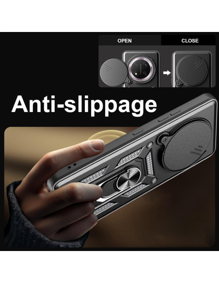 Funda Doble Capa para Huawei Honor X9C / Magic 7 Lite Oro Rosa Funda Doble Capa para Huawei Honor X9C / Magic 7 Lite Oro Rosa