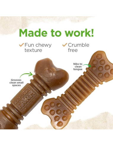 Golosinas Dentales Naturales para Perros Natural Farm Mini 66 Cuentas