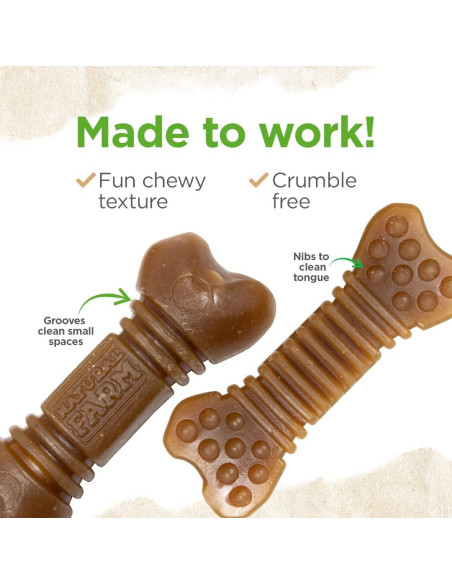 Golosinas Dentales Naturales para Perros Natural Farm Mini 66 Cuentas