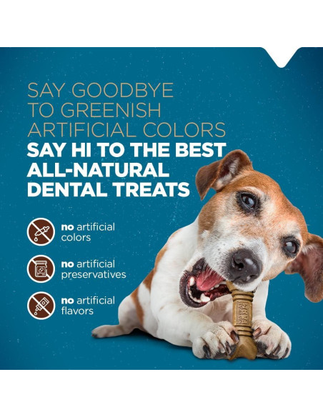 Golosinas Dentales Naturales para Perros Natural Farm Mini 66 Cuentas