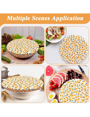 Cubiertas de Tazón Reutilizables OHIYO 30.48 cm Cera de Abeja