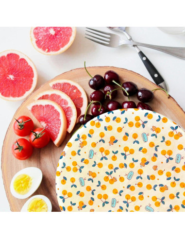 Cubiertas de Tazón Reutilizables OHIYO 30.48 cm Cera de Abeja