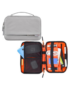 Bolsa Organizador Electrónico CAAORDKSO Gris 24x15.7cm