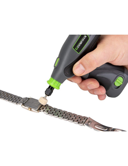 Herramienta Rotativa Genesis GLRT08B-65 8V Inalámbrica con 64 Accesorios