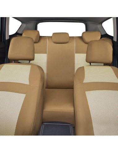 Funda de Asiento CAR PASS Beige Completo Universal 3D