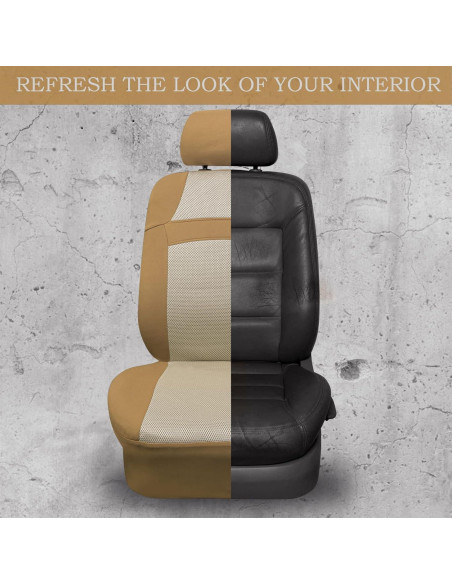 Funda de Asiento CAR PASS Beige Completo Universal 3D