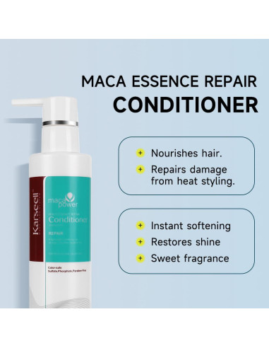 Conjunto Karseell Champú y Acondicionador 200ml + Mascarilla 500ml + Aceite Argán 50ml