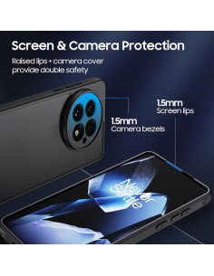 Funda Bumper OnePlus 13 MAKAVO Negra a Prueba de Golpes 2