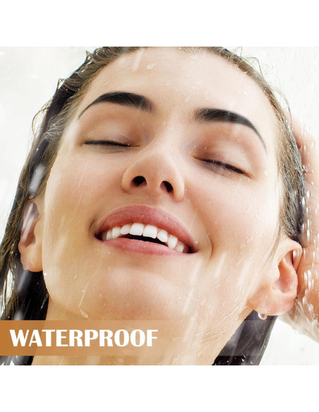 Bolígrafo de Cejas Boobeen Negro, Lápiz Microblading 4 Puntas