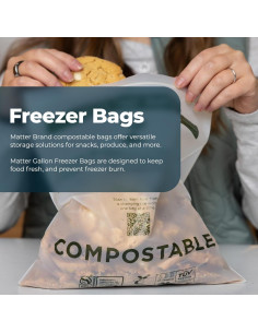 Bolsas de Congelador Compostables Matter 30 Unidades 1 Galón 2