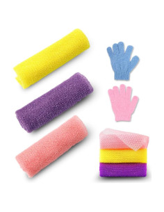 Set de Esponjas Exfoliantes de Baño BOYYJING - 5 Piezas
