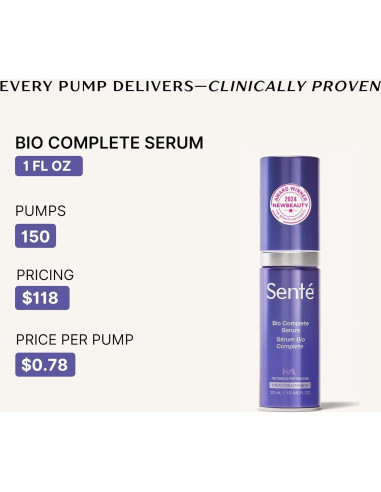 Suero de Retinoides Bio Senté 29.57 ml para Piel Sensible