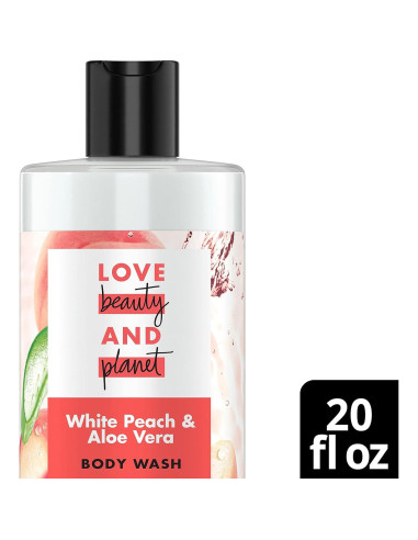 Jabón Corporal Amor Belleza y Planeta Durazno y Aloe 567g