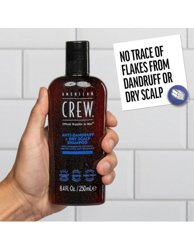 Champú Anticaspa American Crew 248 ml - Cuero Cabelludo Seco
