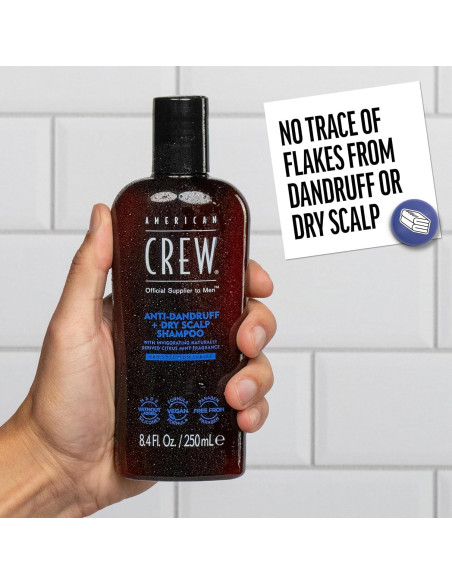 Champú Anticaspa American Crew 248 ml - Cuero Cabelludo Seco
