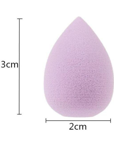 Set de 4 Esponjas de Maquillaje Mini Moradas Jinshining