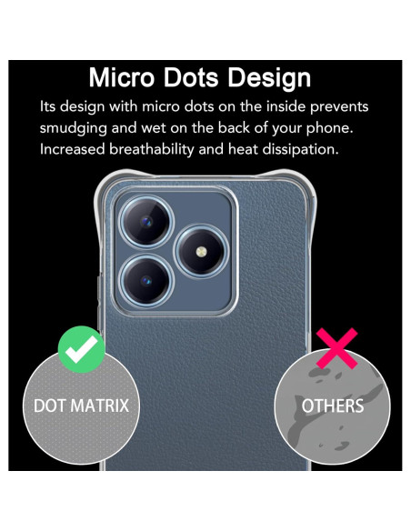 Funda TPU Transparente USTIYA para Realme C63/C61 - Protección Militar