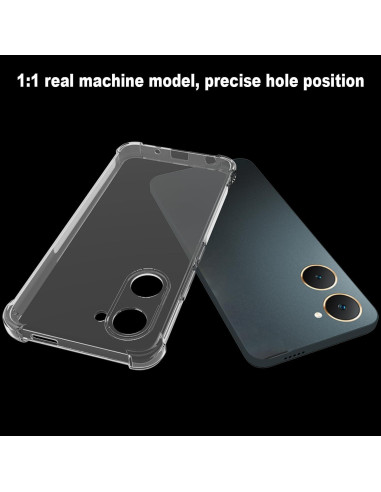 Funda TPU Transparente USTIYA para Vivo Y03 4G - Protección Militar