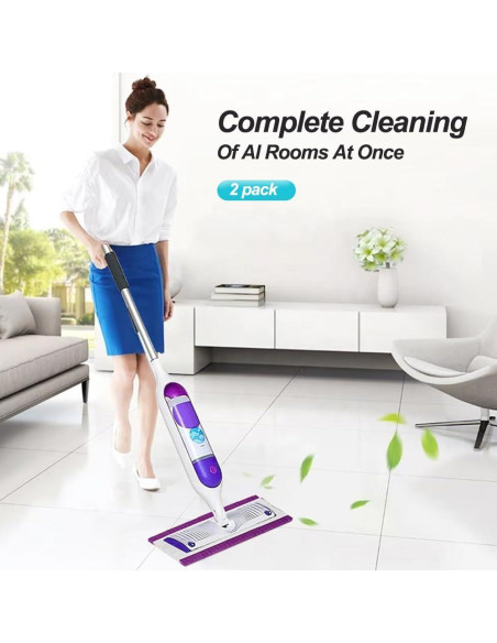 2 Almohadillas de Limpieza Reutilizables BLOCE para Swiffer