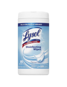 Toallitas Desinfectantes LYSOL 80 Unidades Aroma Lino Fresco