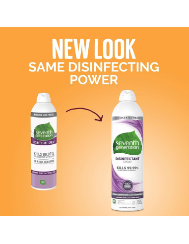 Desinfectante en aerosol Seventh Generation 392g Lavanda