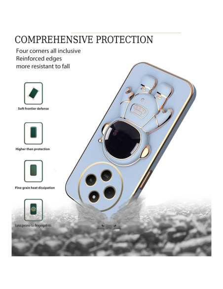 Funda para Vivo X200 con Soporte Oculto Astronauta Azul