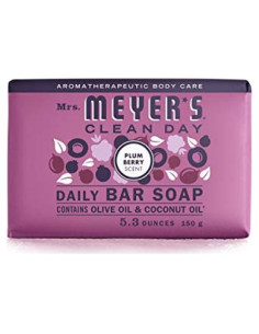 Jabón en Barra Mrs. Meyer's Clean Day Ciruela y Bayas 150g