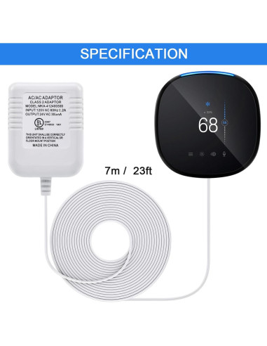 Adaptador de Cable C 24V Hotop para Termostatos Inteligentes
