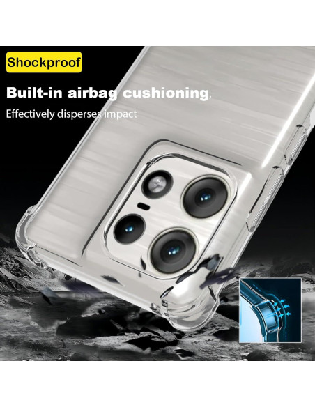 Funda TPU Transparente USTIYA para Motorola Moto Edge 50 Pro