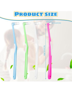 8 Cepillos Interdentales Lanjue con Punta Final y Funda 2