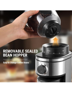 Molino de Café Eléctrico AYCHIRO 30 Configuraciones 2-12 Tazas 2