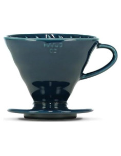Cafetera de Goteo Hario V60 Cerámica Azul Índigo 2-4 Tazas