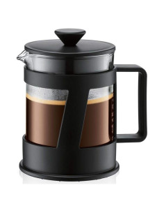 Cafetera de Émbolo Bodum Crema 4 Tazas 500 ml Negra