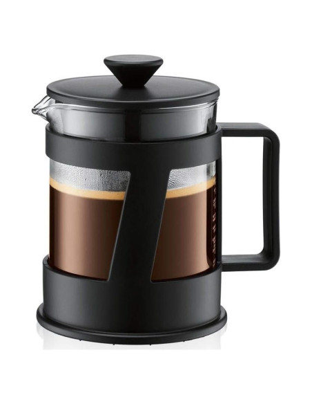 Cafetera de Émbolo Bodum Crema 4 Tazas 500 ml Negra