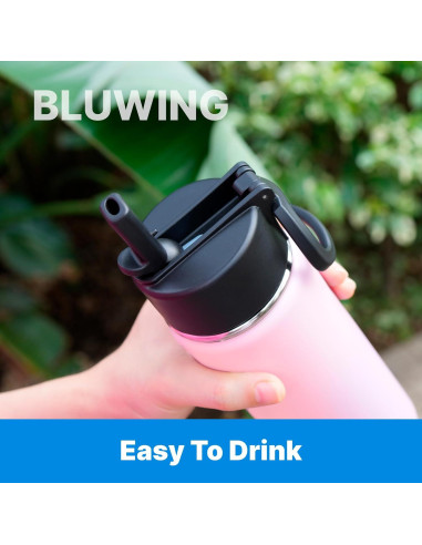 Tapa de Pajita Bluwing para Botellas Hydro Flask 12-64oz