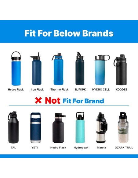 Tapa de Pajita Bluwing para Botellas Hydro Flask 12-64oz Tapa de Pajita Bluwing para Botellas Hydro Flask 12-64oz