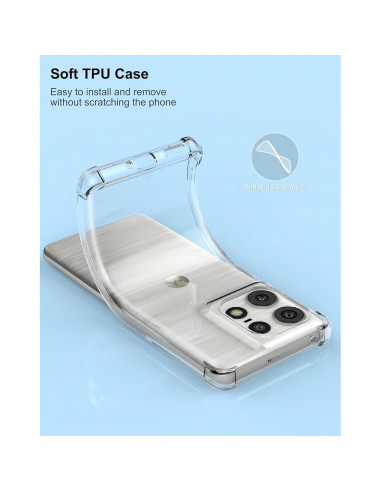 Funda TPU Transparente USTIYA para Motorola Moto Edge 50 Pro
