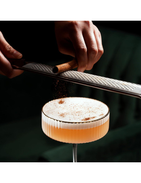 Rallador de Cítricos y Queso Viski de Acero Inoxidable con Mango de Madera