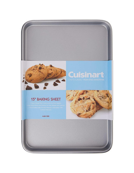 Bandeja para Hornear Antiadherente Cuisinart 39.4x27cm Plata