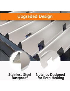 Barras Saborizadoras GOKOTASA 7636 para Parrillas Weber Spirit II 2