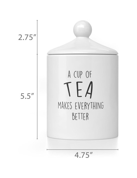 Juego de 3 Tarros de Cocina Cerámica Barnyard Designs - A prueba de aire, 0.80L Juego de 3 Tarros de Cocina Cerámica Barnyard Designs - A prueba de aire, 0.80L