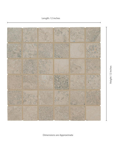 Azulejo de Porcelana Mate MSI Gris Leyenda 30.48x30.48 cm