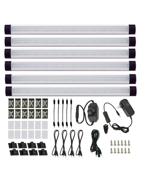 Kit de Iluminación LED AIBOO 6 Paneles 12V Regulable Blanco Día